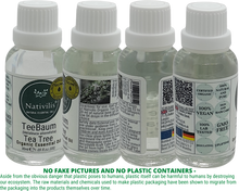 Load image into Gallery viewer, Nativilis Organic Tea Tree Essential Oil (Melaleuca alternifolia) - 100% Natural - 30ml - (GC/MS Tested)