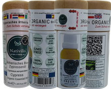 Load image into Gallery viewer, Nativilis Organic Cypress Essential Oil (Cupressus sempervirens) - 100% Natural - 30ml - (GC/MS Tested)