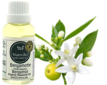 Load image into Gallery viewer, Nativilis Organic Bergamot Essential Oil - (Citrus bergamia) - 100% Natural - 30ml - (GC/MS Tested)