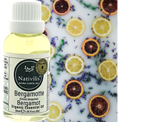 Load image into Gallery viewer, Nativilis Organic Bergamot Essential Oil - (Citrus bergamia) - 100% Natural - 30ml - (GC/MS Tested)