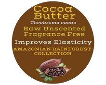 Load image into Gallery viewer, Nativilis Amazonian Cocoa Butter Raw Unscented Fragrance Free (Theobroma cacao) Skin Natural Moisturizer Replenishing skin's moisture protecting your skin improving elasticity – Copaiba properties