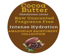 Load image into Gallery viewer, Nativilis Amazonian Cocoa Butter Raw Unscented Fragrance Free (Theobroma cacao) Skin Natural Moisturizer Replenishing skin's moisture protecting your skin improving elasticity – Copaiba properties