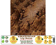 Load image into Gallery viewer, Nativilis AMAZONIAN LIP BALM DOUBLE ACTION FORMULA WITH PRACAXI SEED OIL (Pentaclethra macroloba) + BACURI BUTTER (Platonia insignis) Moisturises Dry Lips and Heals Chapped Lips - Toned Lips - Copaiba