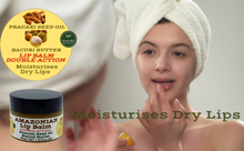 Load image into Gallery viewer, Nativilis AMAZONIAN LIP BALM DOUBLE ACTION FORMULA WITH PRACAXI SEED OIL (Pentaclethra macroloba) + BACURI BUTTER (Platonia insignis) Moisturises Dry Lips and Heals Chapped Lips - Toned Lips - Copaiba