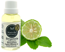 Load image into Gallery viewer, Nativilis Organic Bergamot Essential Oil - (Citrus bergamia) - 100% Natural - 30ml - (GC/MS Tested)