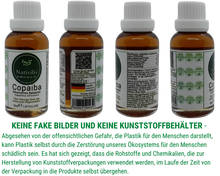 Load image into Gallery viewer, Nativilis Copaiba Ätherisches Balsamöl - Muskel- und Gelenkschmerzen - anti-aging brauner fleck auf der haut akne dermatitis melasma - Pilzinfektionen – Durchblutung von Krampfadern -Aromatherapie-Öl