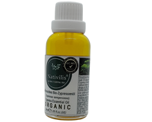 Load image into Gallery viewer, Nativilis Organic Cypress Essential Oil (Cupressus sempervirens) - 100% Natural - 30ml - (GC/MS Tested)