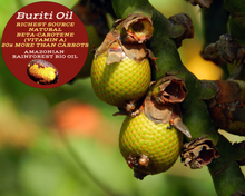 Load image into Gallery viewer, Nativilis Amazonian Buriti Oils (Mauritia flexuosa) Moriche – Aguaje – Richest source Beta-Carotene Vitamin A 20X More than Carrots – emollient rebuild moisturize re-hydrate skin cells - Copaiba
