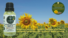 Load image into Gallery viewer, Nativilis Organic Sunflower Seed Carrier Oil (Helianthus annuus) Omega 6 Hair, Face & Skin - Natural Cold Pressed - Non-comedogenic - Promotes Moisture Retention in Skin and Hair Acne-Prone – Copaiba