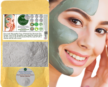 Load image into Gallery viewer, Nativilis Gray (Grey) Bentonite Clay Powder - Natural Facial Hair Body Mask Fine Soft Texture Removing Toxins from the Body Detoxifying Skin Hydrates the Hair and Scalp Copaiba