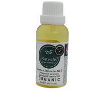Load image into Gallery viewer, Nativilis Organic Geranium Essential Oil (Pelargonium graveolens) - 100% Natural - 30ml - (GC/MS Tested)
