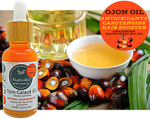 Load image into Gallery viewer, Nativilis Ojon Oil - Caiaue - (Elaeis oleifera) NATURAL HAIR SKIN BOOSTER Rainforest Virgin Oil - revitalizes damaged follicles helps effective hair growth volumize and get tame frizz – Copaiba