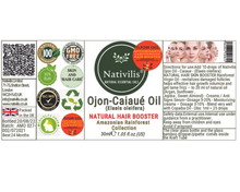 Load image into Gallery viewer, Nativilis Ojon Oil - Caiaue - (Elaeis oleifera) NATURAL HAIR SKIN BOOSTER Rainforest Virgin Oil - revitalizes damaged follicles helps effective hair growth volumize and get tame frizz – Copaiba