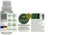 Load image into Gallery viewer, Nativilis Organic Peppermint Essential Oil (Mentha piperita) - 100% Natural - 30ml - (GC/MS Tested)