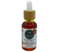 Load image into Gallery viewer, Nativilis Amazonian Buriti Oils (Mauritia flexuosa) Moriche – Aguaje – Richest source Beta-Carotene Vitamin A 20X More than Carrots – emollient rebuild moisturize re-hydrate skin cells - Copaiba