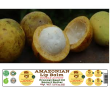 Load image into Gallery viewer, Nativilis AMAZONIAN LIP BALM DOUBLE ACTION FORMULA WITH PRACAXI SEED OIL (Pentaclethra macroloba) + BACURI BUTTER (Platonia insignis) Moisturises Dry Lips and Heals Chapped Lips - Toned Lips - Copaiba