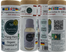 Load image into Gallery viewer, Nativilis Organic Ylang Ylang Essential Oil (Cananga odorata var. genuina)- 100% Natural - 30ml - (GC/MS Tested)