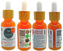 Load image into Gallery viewer, Nativilis Ojon Oil - Caiaue - (Elaeis oleifera) NATURAL HAIR SKIN BOOSTER Rainforest Virgin Oil - revitalizes damaged follicles helps effective hair growth volumize and get tame frizz – Copaiba