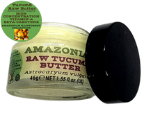 Load image into Gallery viewer, Nativilis Amazonian Raw TUCUMA BUTTER (Astrocaryum vulgare) – GREAT HAIR CONDITIONER - HIGH CONCENTRATION VITAMIN-A BETA-CAROTENE - SKIN and Hair Care - nourishing, moisturizing, antioxidant - Copaiba