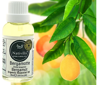 Load image into Gallery viewer, Nativilis Organic Bergamot Essential Oil - (Citrus bergamia) - 100% Natural - 30ml - (GC/MS Tested)