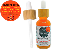 Load image into Gallery viewer, Nativilis Ojon Oil - Caiaue - (Elaeis oleifera) NATURAL HAIR SKIN BOOSTER Rainforest Virgin Oil - revitalizes damaged follicles helps effective hair growth volumize and get tame frizz – Copaiba