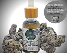 Load image into Gallery viewer, Nativilis Brazilian Frankincense - BREU BRANCO VIRGIN RESIN UNREFINED - Protium heptaphyllum - Amazonian natural resin oil properties anti-inflammatory antiseptic analgesic soothing exfoliant for dry and oily skin - Copaiba