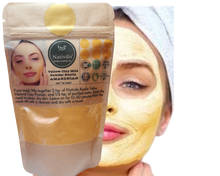 Load image into Gallery viewer, Nativilis Amazonian Yellow Clay Mild Powder Kaolin - Natural Facial Body Mask – Absorb Less Oil Perfect for Sensitive Dry Skin – Increased Collagen – Skin Remineralize - Copaiba benefits