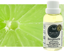 Load image into Gallery viewer, Nativilis Organic Bergamot Essential Oil - (Citrus bergamia) - 100% Natural - 30ml - (GC/MS Tested)