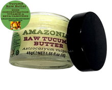 Load image into Gallery viewer, Nativilis Amazonian Raw TUCUMA BUTTER (Astrocaryum vulgare) – GREAT HAIR CONDITIONER - HIGH CONCENTRATION VITAMIN-A BETA-CAROTENE - SKIN and Hair Care - nourishing, moisturizing, antioxidant - Copaiba