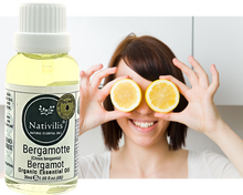 Load image into Gallery viewer, Nativilis Organic Bergamot Essential Oil - (Citrus bergamia) - 100% Natural - 30ml - (GC/MS Tested)