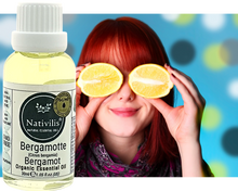 Load image into Gallery viewer, Nativilis Organic Bergamot Essential Oil - (Citrus bergamia) - 100% Natural - 30ml - (GC/MS Tested)