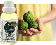 Load image into Gallery viewer, Nativilis Organic Bergamot Essential Oil - (Citrus bergamia) - 100% Natural - 30ml - (GC/MS Tested)