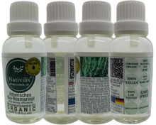 Load image into Gallery viewer, Nativilis Organic Rosemary Essential Oil (Rosmarinus officinalis) - 100% Natural - 30ml (GC/MS Tested)