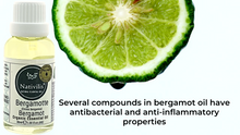 Load image into Gallery viewer, Nativilis Organic Bergamot Essential Oil - (Citrus bergamia) - 100% Natural - 30ml - (GC/MS Tested)