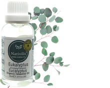 Load image into Gallery viewer, Nativilis Organic Eucalyptus Essential Oil (Eucalyptus globulus) - 100% Natural - 30ml - (GC/MS Tested)