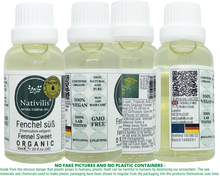 Load image into Gallery viewer, Nativilis Organic Fennel Sweet Essential Oil (Foeniculum vulgare) - 100% Natural - 30ml - (GC/MS Tested)