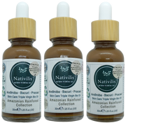 Load image into Gallery viewer, Nativilis TRIPLE Virgin Amazonian Rainforest Bio Oil - ANDIROBA - BACURI – PRACAXI - enriched 03 vegetable oils concentrated active efficacy treatment prevention cellulitis - Copaiba
