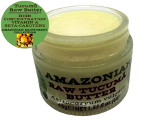 Load image into Gallery viewer, Nativilis Amazonian Raw TUCUMA BUTTER (Astrocaryum vulgare) – GREAT HAIR CONDITIONER - HIGH CONCENTRATION VITAMIN-A BETA-CAROTENE - SKIN and Hair Care - nourishing, moisturizing, antioxidant - Copaiba