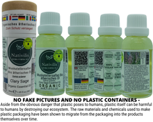 Load image into Gallery viewer, Nativilis Organic Clary Sage Essential Oil (Salvia sclarea) - 100% Natural - 30ml - (GC/MS Tested)