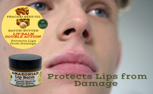 Load image into Gallery viewer, Nativilis AMAZONIAN LIP BALM DOUBLE ACTION FORMULA WITH PRACAXI SEED OIL (Pentaclethra macroloba) + BACURI BUTTER (Platonia insignis) Moisturises Dry Lips and Heals Chapped Lips - Toned Lips - Copaiba