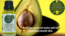 Load image into Gallery viewer, Nativilis Organic Avocado Carrier Oil (Persea americana) Hair, Face & Skin - Natural Cold Pressed - Rich in vitamins A, B1, B2, B3, B5, B6, B8, B9, D, E and K - Moisturizes Dry Skin – Copaiba