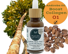 Load image into Gallery viewer, Nativilis TRIPLE Virgin Amazonian Rainforest Bio Oil - ANDIROBA - BACURI – PRACAXI - enriched 03 vegetable oils concentrated active efficacy treatment prevention cellulitis - Copaiba