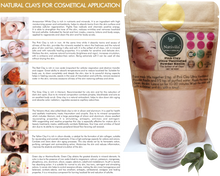 Load image into Gallery viewer, Nativilis Amazonian Pink Clay Ultra-Ventilated Powder Kaolin - Natural Facial Body Mask absorbs toxins oiliness - natural glow skin- hair making it silky soft The Softest of all Clays Copaiba Benefits