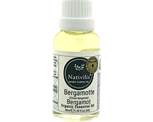 Load image into Gallery viewer, Nativilis Organic Bergamot Essential Oil - (Citrus bergamia) - 100% Natural - 30ml - (GC/MS Tested)
