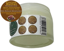 Load image into Gallery viewer, Nativilis Amazonian Cocoa Butter Raw Unscented Fragrance Free (Theobroma cacao) Skin Natural Moisturizer Replenishing skin's moisture protecting your skin improving elasticity – Copaiba properties