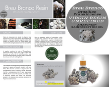 Load image into Gallery viewer, Nativilis Brazilian Frankincense - BREU BRANCO VIRGIN RESIN UNREFINED - Protium heptaphyllum - Amazonian natural resin oil properties anti-inflammatory antiseptic analgesic soothing exfoliant for dry and oily skin - Copaiba