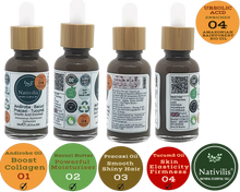 Load image into Gallery viewer, Nativilis URSOLIC ACID enriched with 04 Amazonian Rainforest Bio Oil - ANDIROBA BACURI PRACAXI TUCUMA - Relief skin injuries aesthetic processes peelings laser hair removals Soothing effect Copaiba