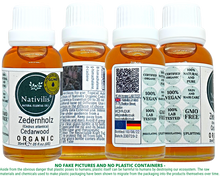 Load image into Gallery viewer, Nativilis Organic Cedarwood Essential Oil (Cedrus atlantica) - 100% Natural - 30ml - (GC/MS Tested)