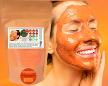 Load image into Gallery viewer, Nativilis Red Clay Kaolin Montmorillonite Powder - Natural Facial Hair Body Mask Mitigate redness removes dead skin cells blackheads cleanser for acne-prone, oily, and problem skin - Copaiba