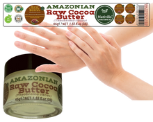 Load image into Gallery viewer, Products Nativilis Amazonian Cocoa Butter Raw (Theobroma cacao) Skin Natural Moisturizer Replenishing skin's moisture protecting your skin improving elasticity – Copaiba properties
